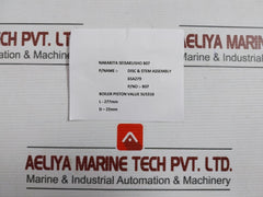 Nakakita Seisakusho 6Sa279 Disc & Stem Assembly For Reducing Valve