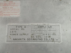 A-80.0 Amplifier Module Ac100V 50/60Hz Nakakita Seisakusho
