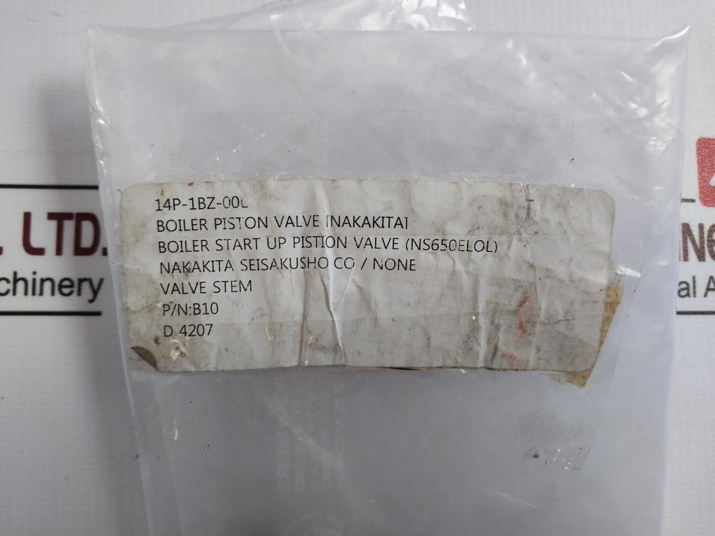 Nakakita Seisakusho B10 Boiler Piston Valve 14P-1Bz-00L, D 4207