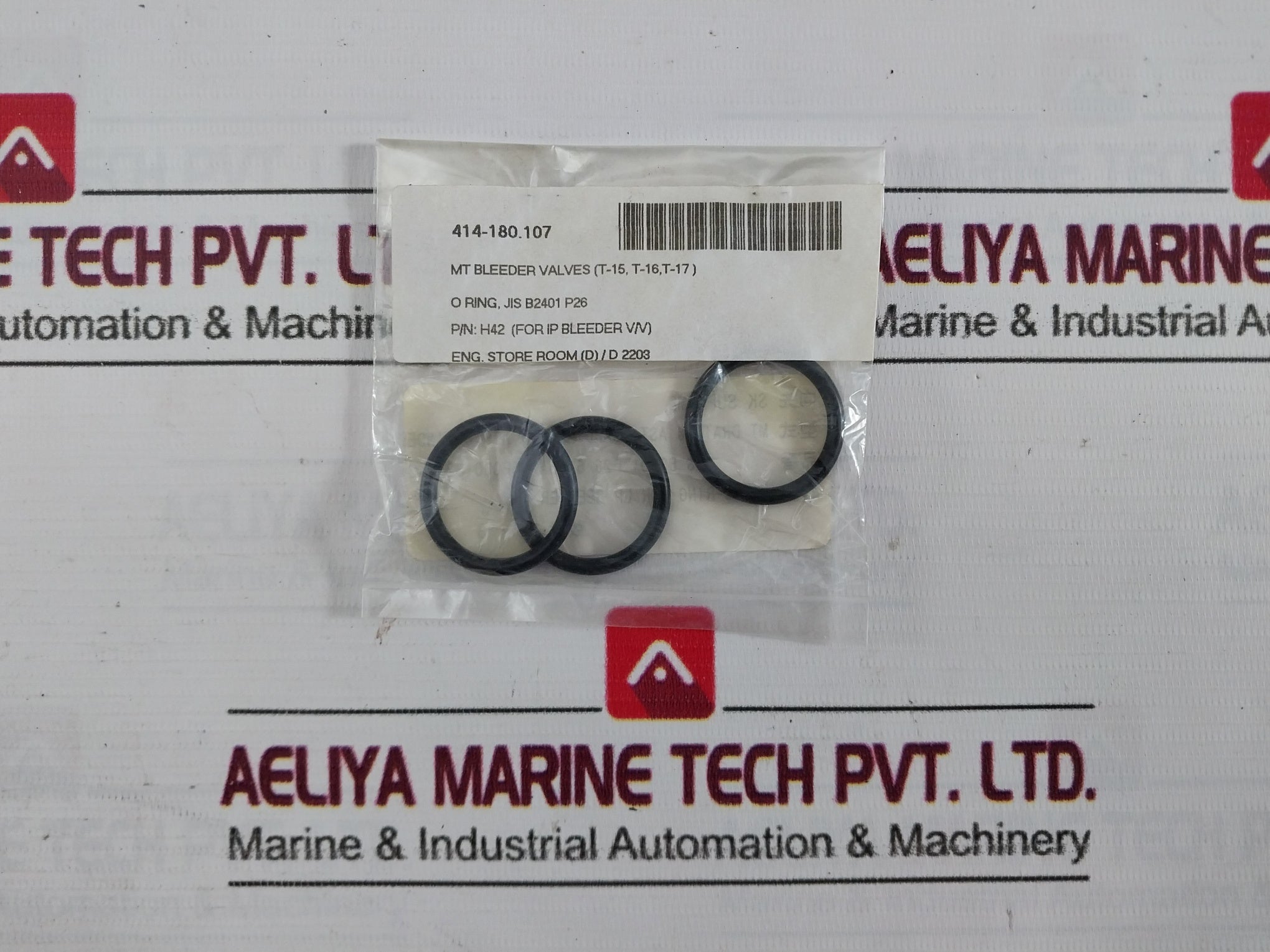 Nakakita Seisakusho B41 O-ring For Ip Bleeder Valve Gasket Lock Washer Kit H42