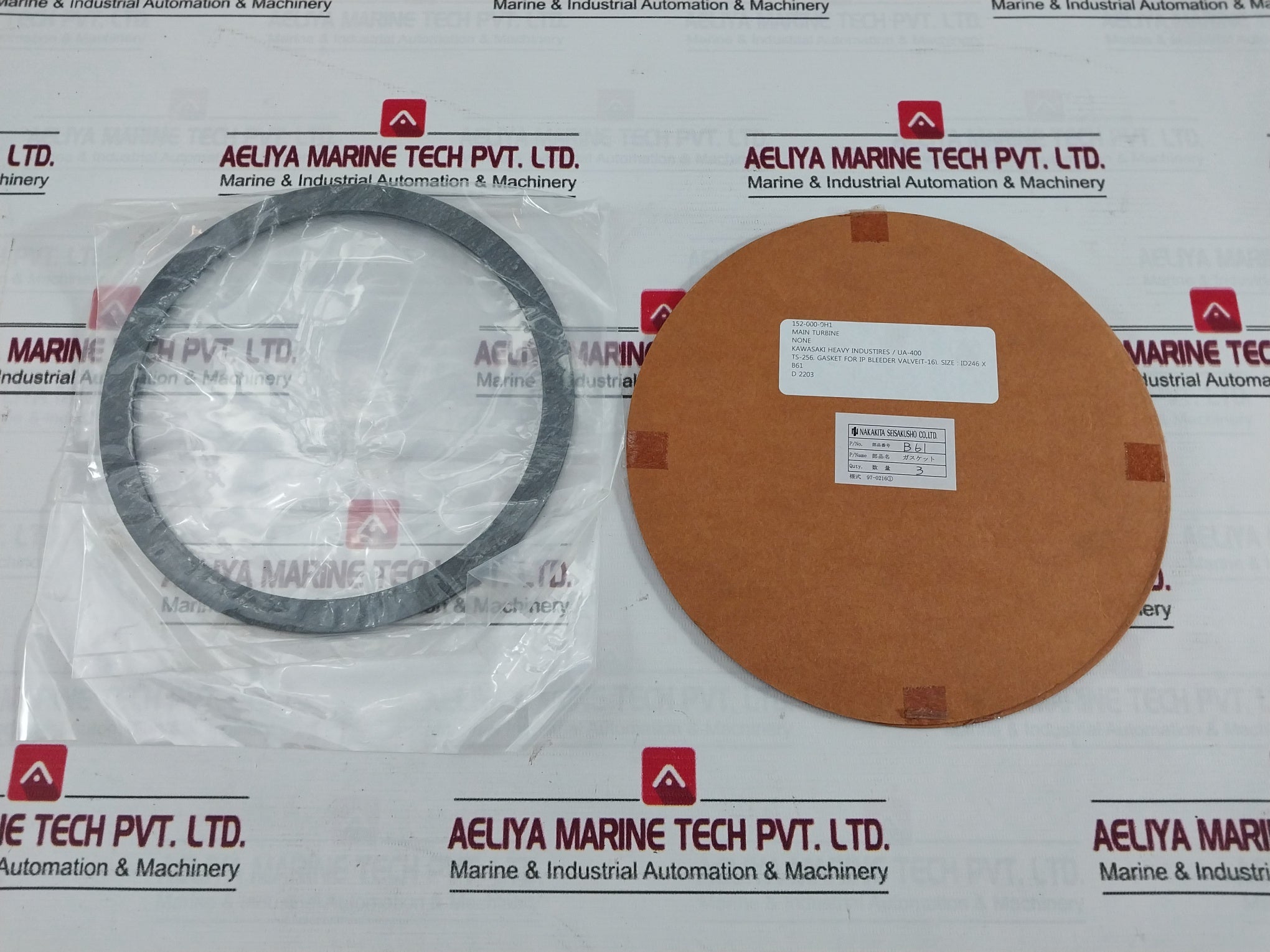 Nakakita Seisakusho B41 O-ring For Ip Bleeder Valve Gasket Lock Washer Kit H42