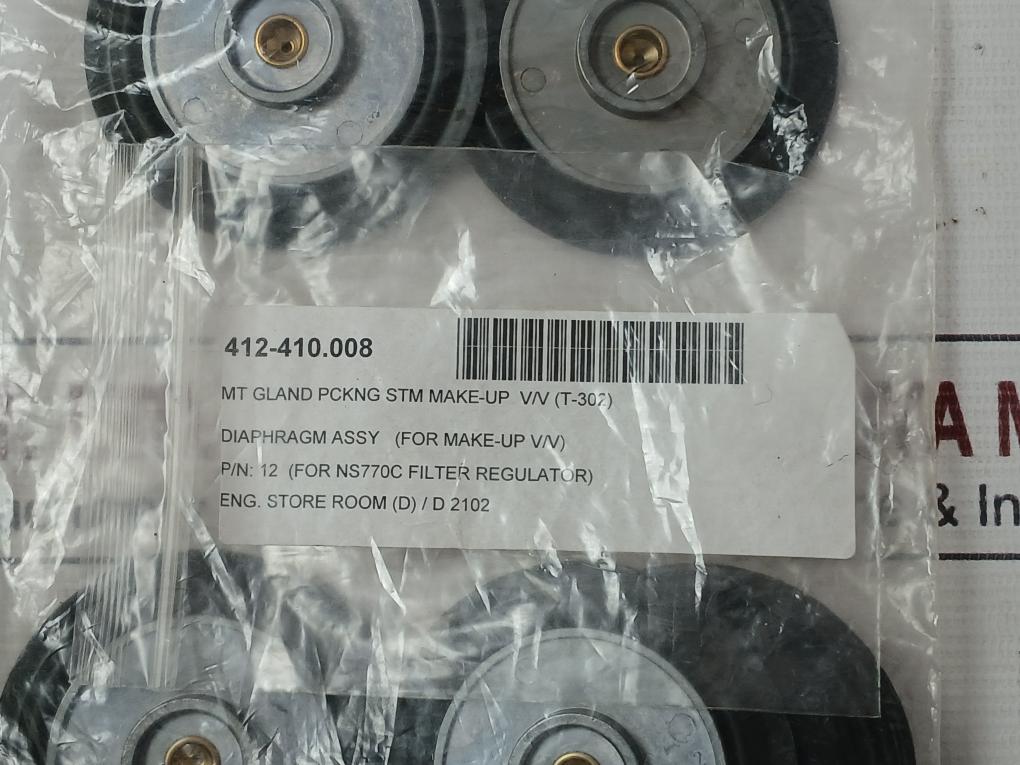 Nakakita Seisakusho Diaphragm Assy For Pilot Relay & Make-up V/V Kit Ns732 Ns953