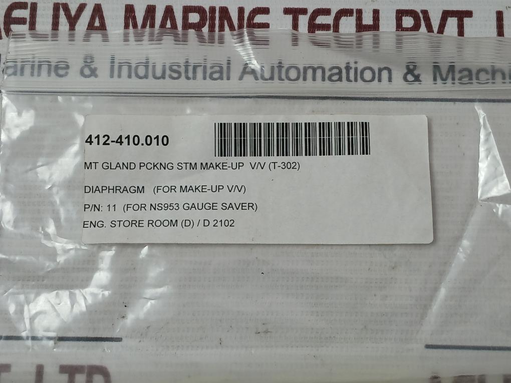Nakakita Seisakusho Diaphragm Assy For Pilot Relay & Make-up V/V Kit Ns732 Ns953