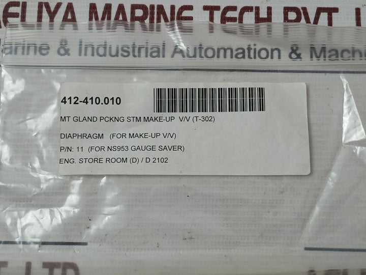 Nakakita Seisakusho Diaphragm Assy For Pilot Relay & Make-up V/V Kit Ns732 Ns953