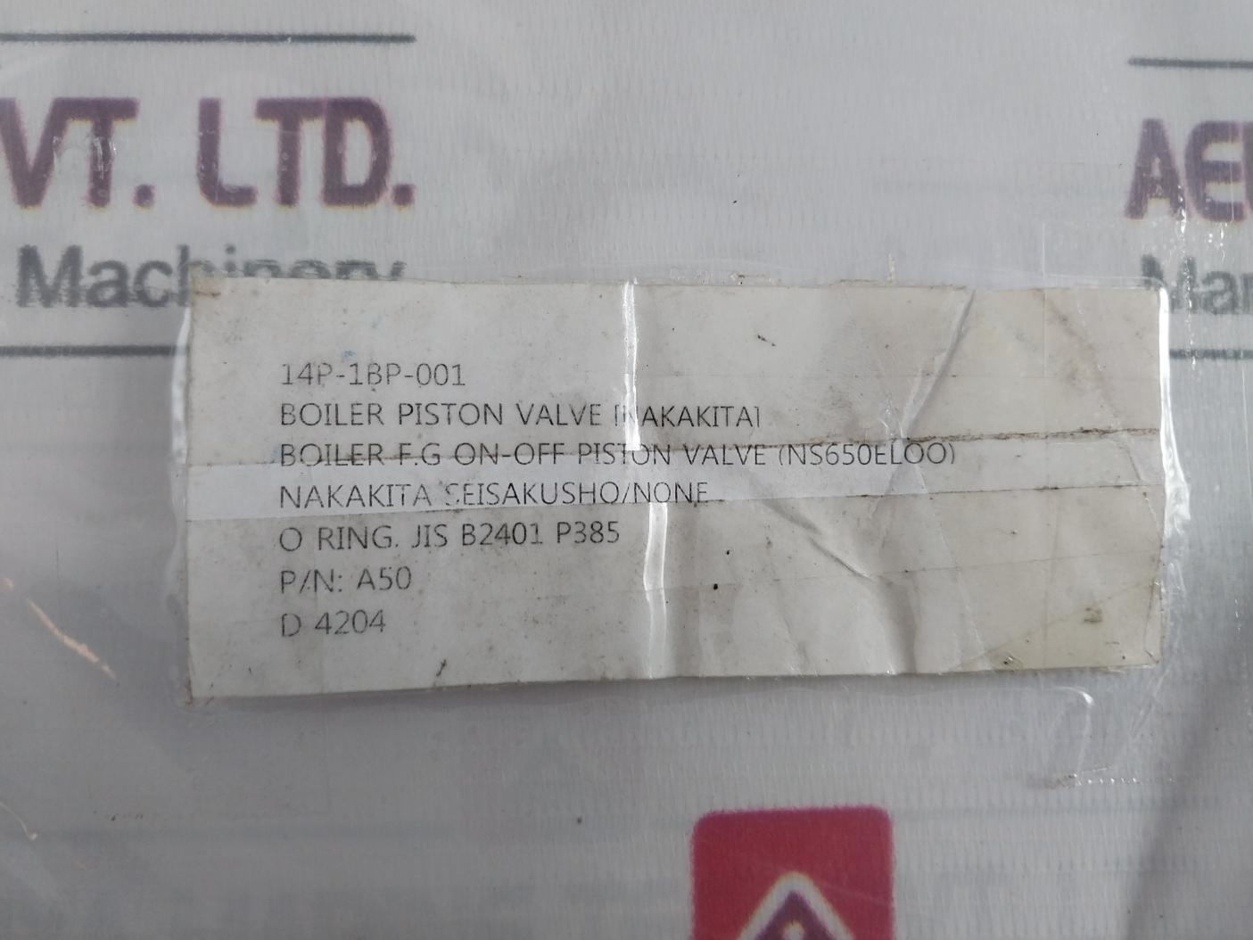 Nakakita Seisakusho Jis B2401 P385 O Ring