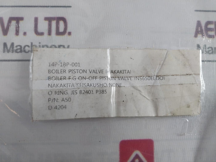 Nakakita Seisakusho Jis B2401 P385 O Ring
