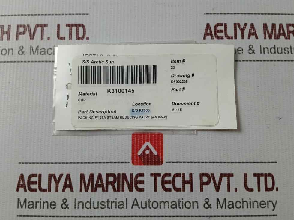 Nakakita Seisakusho K3100.145 Steam Reducing Valve Parts Kit K3100.120 K3100.210