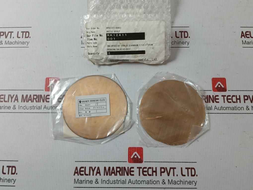 Nakakita Seisakusho K3100.145 Steam Reducing Valve Parts Kit K3100.120 K3100.210