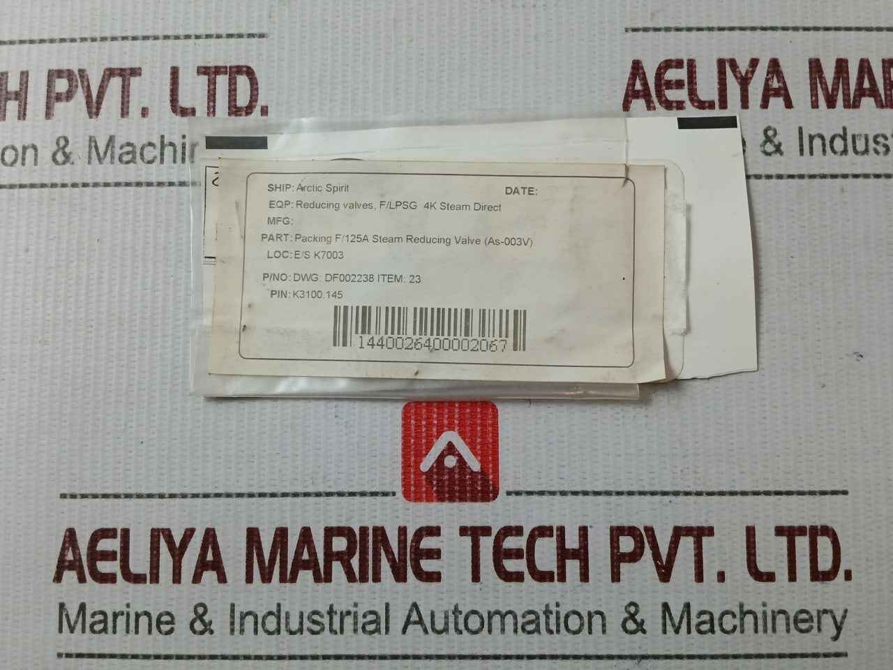 Nakakita Seisakusho K3100.145 Steam Reducing Valve Parts Kit K3100.120 K3100.210