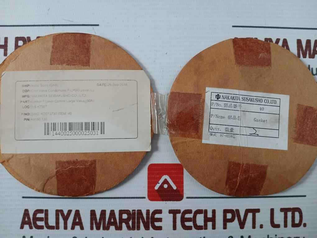 Nakakita Seisakusho Kd013730 Control Valve Gasket Kit