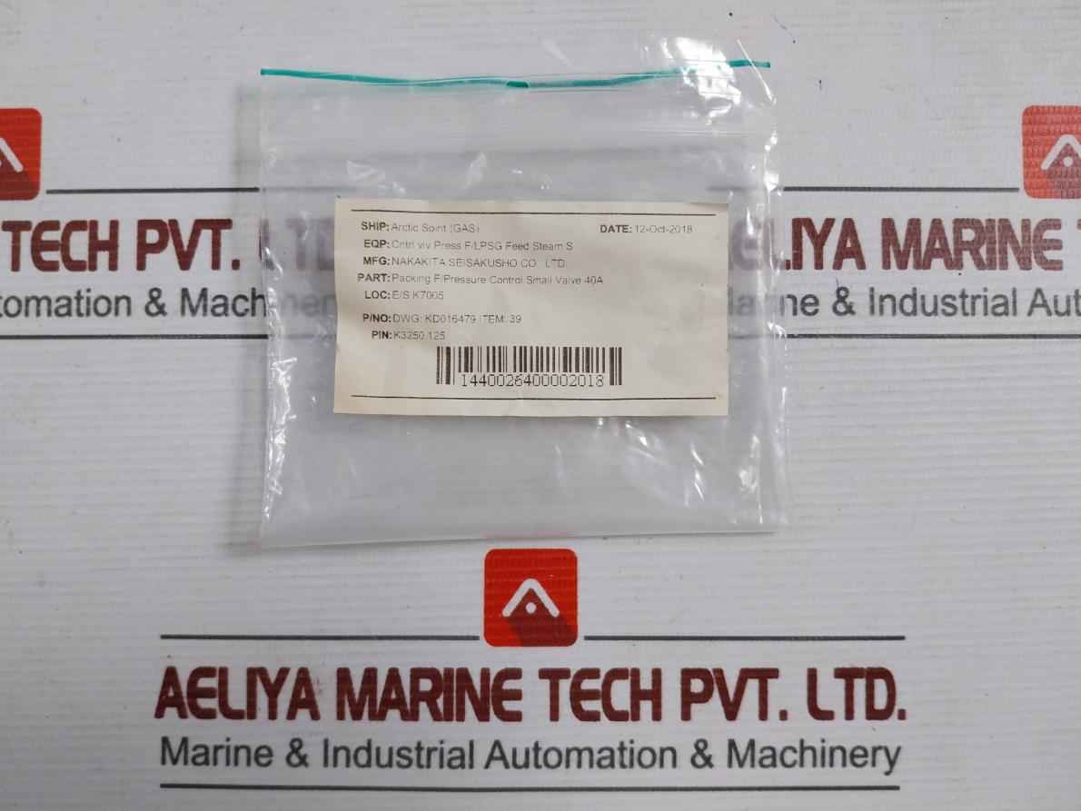 Nakakita Seisakusho Kd016479 Control Valve Parts Packing &amp; Gasket Kit