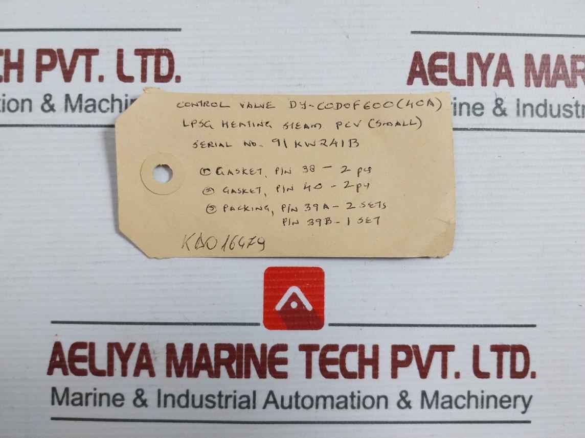 Nakakita Seisakusho Kd016479 Control Valve Parts Packing &amp; Gasket Kit