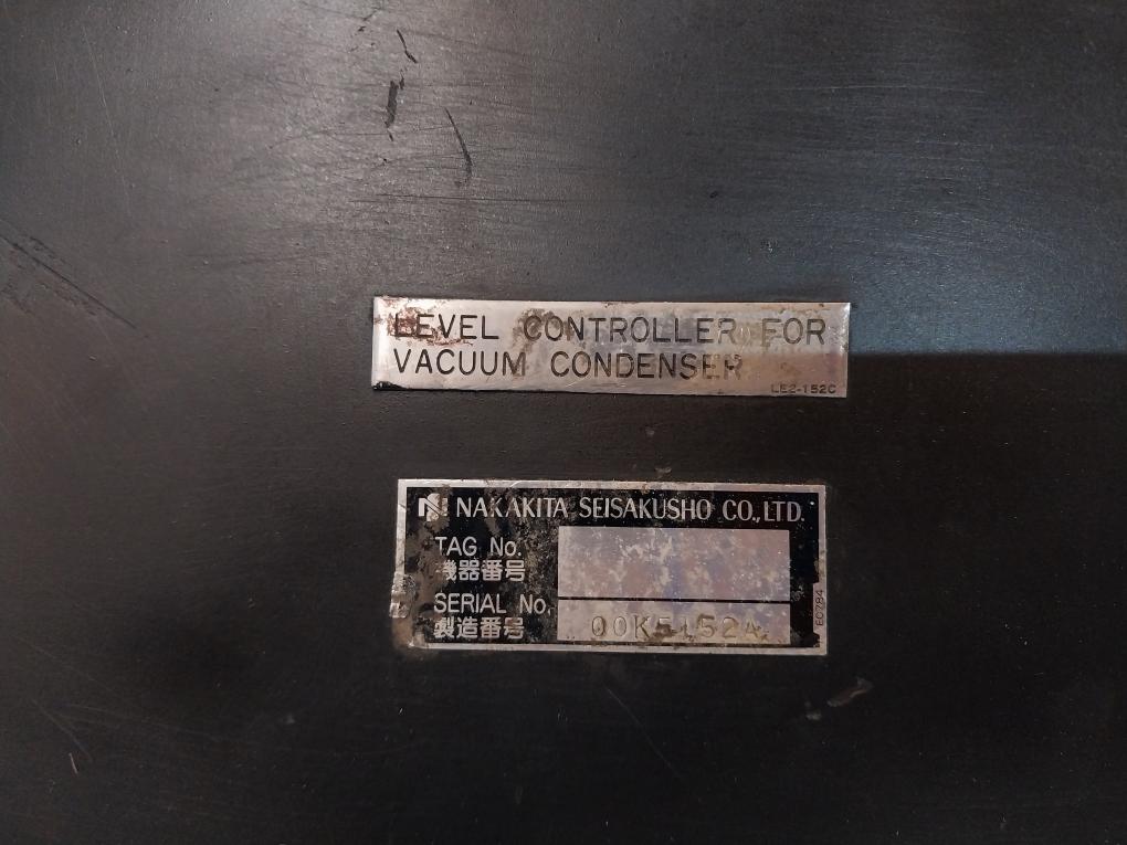 Nakakita Seisakusho Le2-152C Level Controller For Vacuum Condenser B0335 B1009