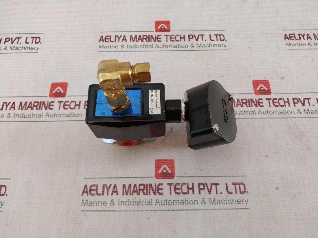 Nakakita Seisakusho Ns648 002B 3 Way Solenoid Valve Ac200V 50/60Hz M2015