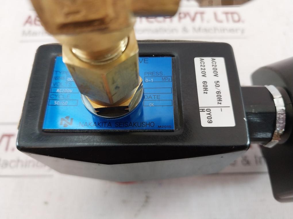 Nakakita Seisakusho Ns648 002B 3 Way Solenoid Valve Ac200V 50/60Hz M2015