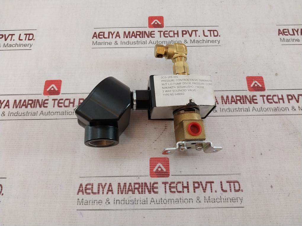 Nakakita Seisakusho Ns648 002B 3 Way Solenoid Valve Ac200V 50/60Hz M2015