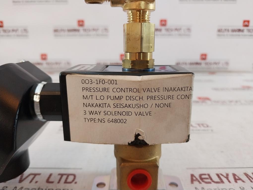Nakakita Seisakusho Ns648 002B 3 Way Solenoid Valve Ac200V 50/60Hz M2015