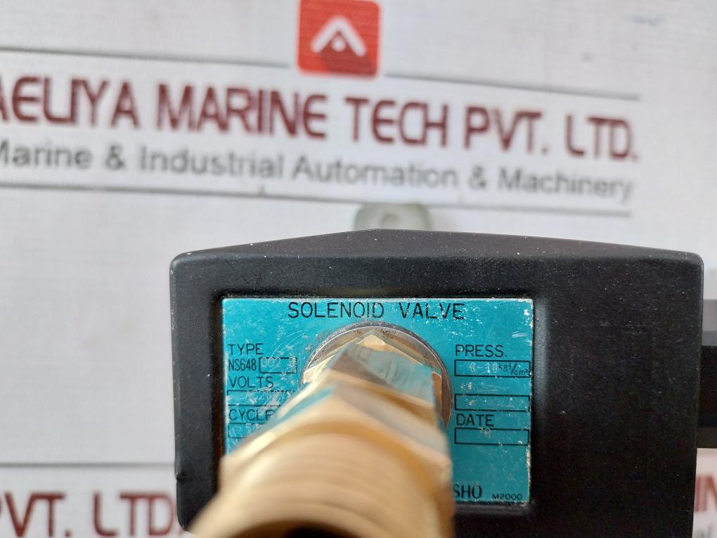 Nakakita Seisakusho Ns648 002B Solenoid Valve Ac200V 50/60 0-10 Kgf/Cm2
