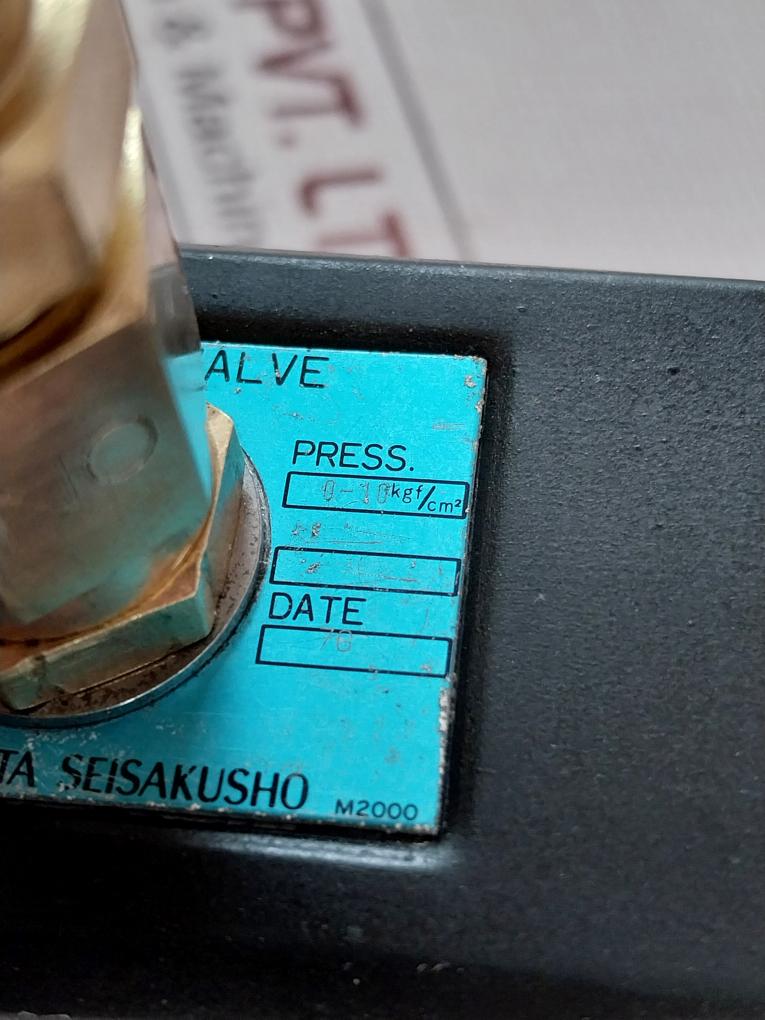 Nakakita Seisakusho Ns648 002B Solenoid Valve Ac200V 50/60 0-10 Kgf/Cm2