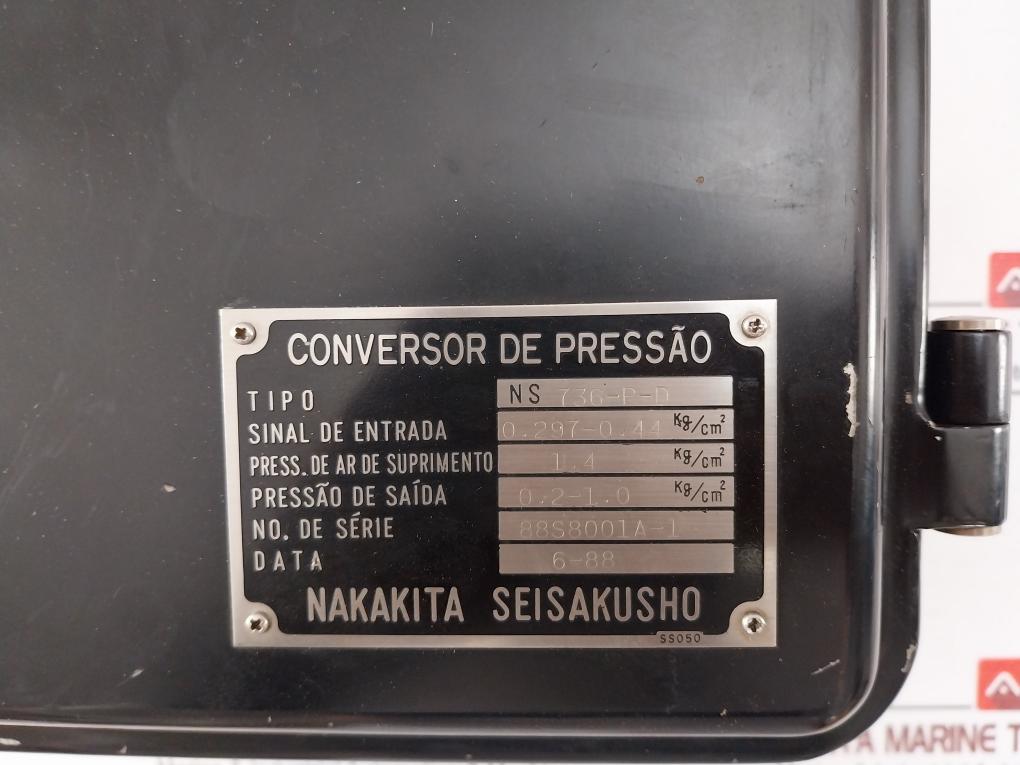 Nakakita Seisakusho NS 736-P-D Pressure Converter