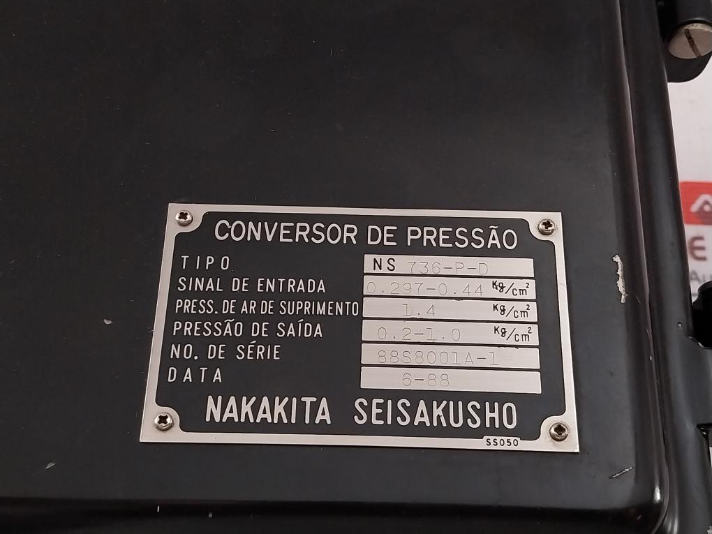Nakakita Seisakusho NS 736-P-D Pressure Converter