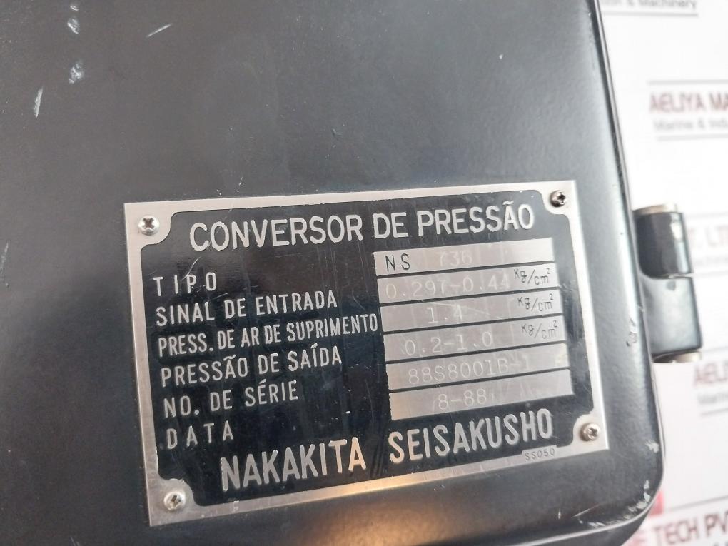 Nakakita Seisakusho Ns 736 Pressure Converter 88S8001B-1