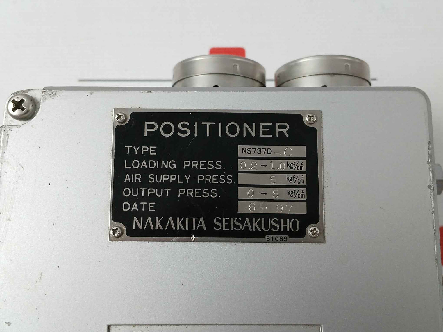 Nakakita Seisakusho Ns737D-c Positioner 0.2-1.0 Kgf/Cm2