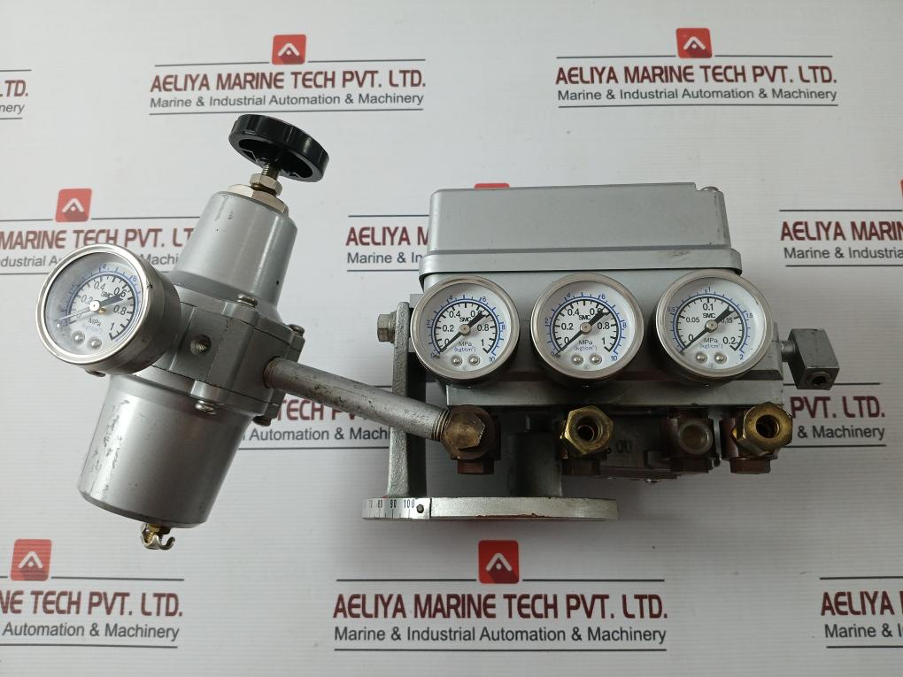 Nakakita Seisakusho Ns737D-c Positioner With Filter Regulator Ns770C 5 Kgf/Cm2