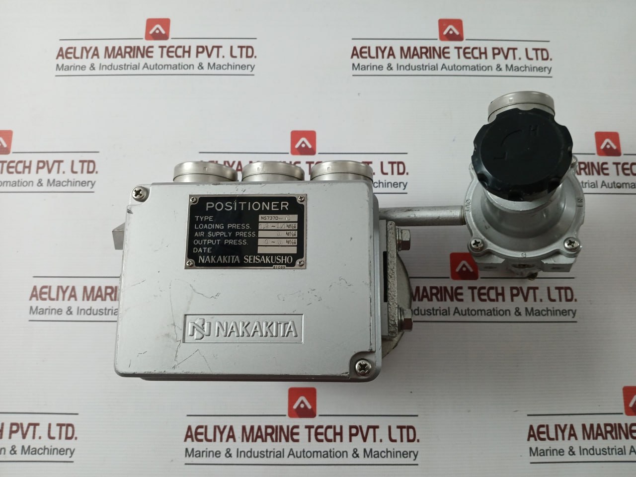 Nakakita Seisakusho Ns737D-c Positioner With Filter Regulator Ns770C 5 Kgf/Cm2