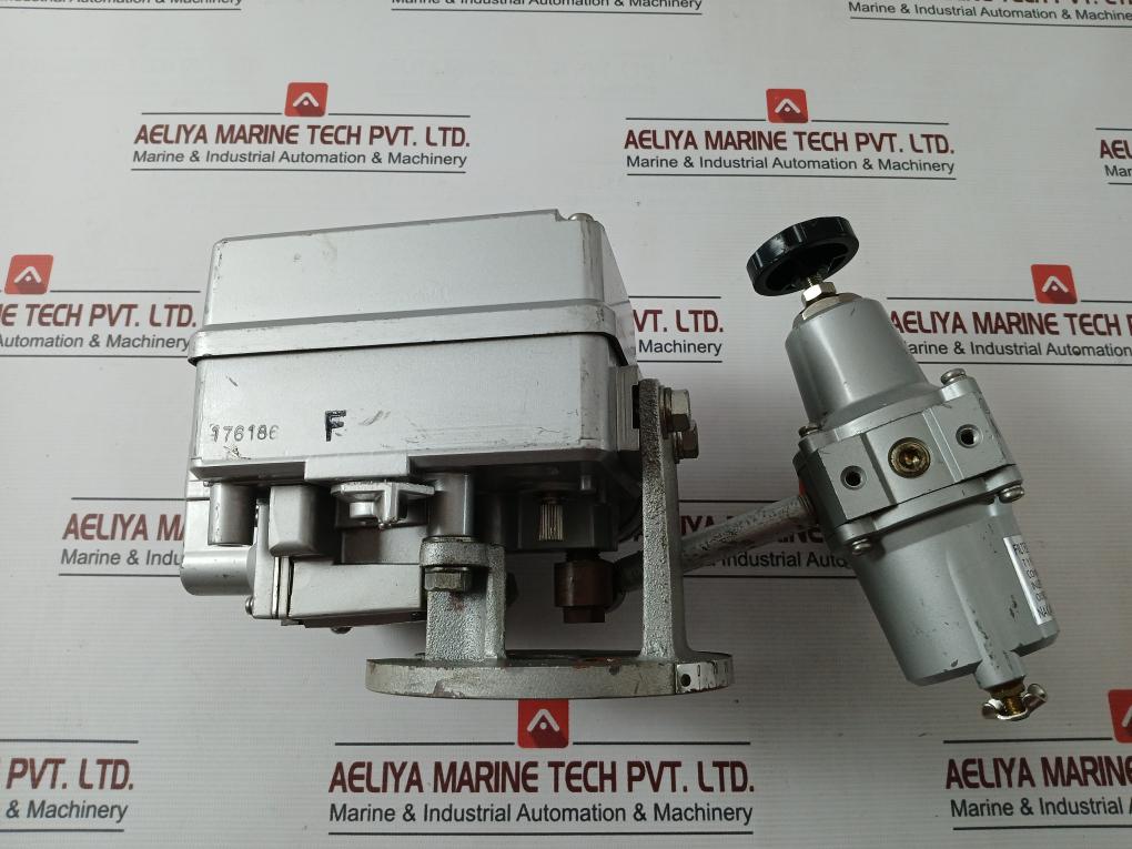 Nakakita Seisakusho Ns737D-c Positioner With Filter Regulator Ns770C 5 Kgf/Cm2