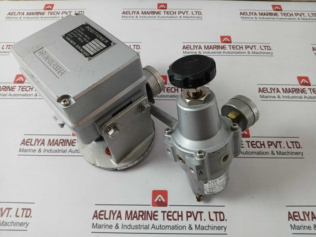Nakakita Seisakusho Ns737D-c Positioner With Filter Regulator Ns770C 5 Kgf/Cm2