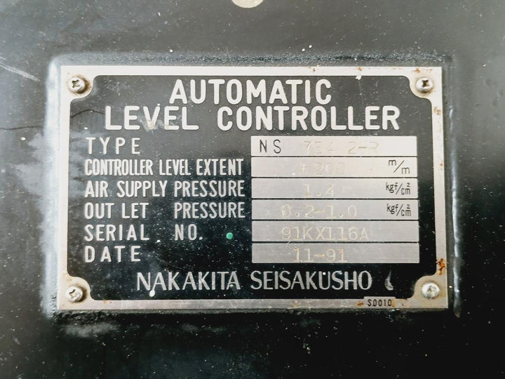 Nakakita Seisakusho NS 754 2-R Automatic Level Controller 1.4 kgf/cm2