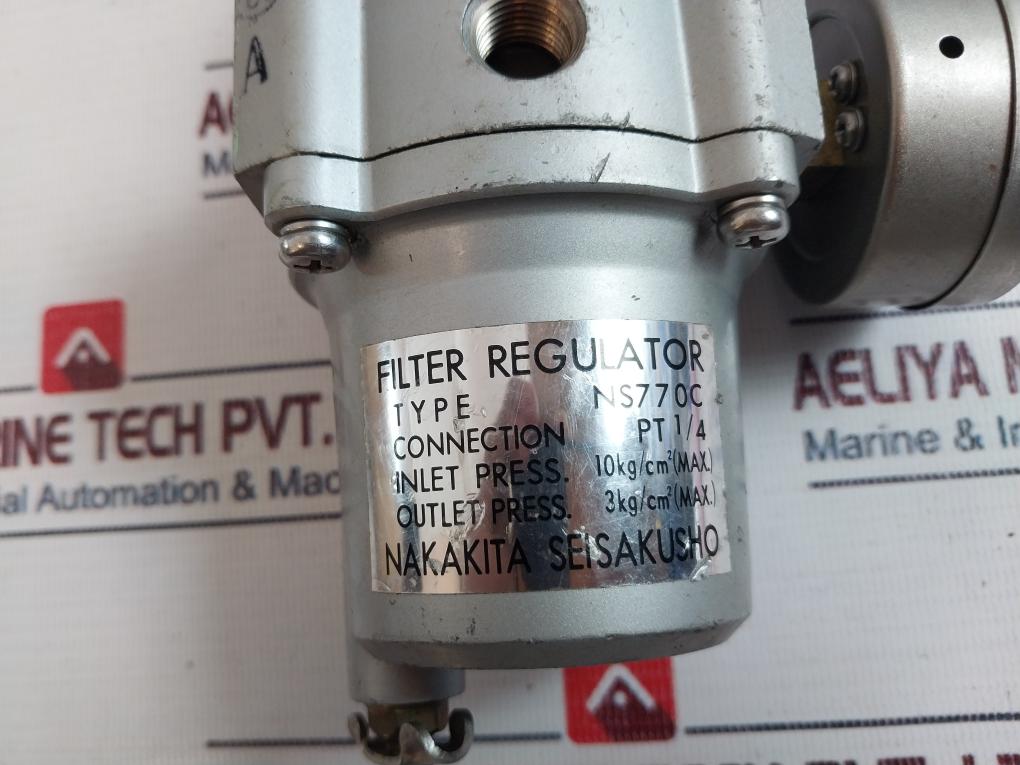 Nakakita Seisakusho Ns770C Filter Regulator 10Kg/Cm2(Max)