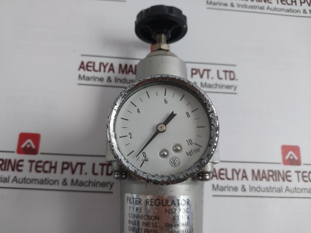 Nakakita Seisakusho Ns770C Filter Regulator 10Kg/Cm2 0-10 Kgf/Cm2