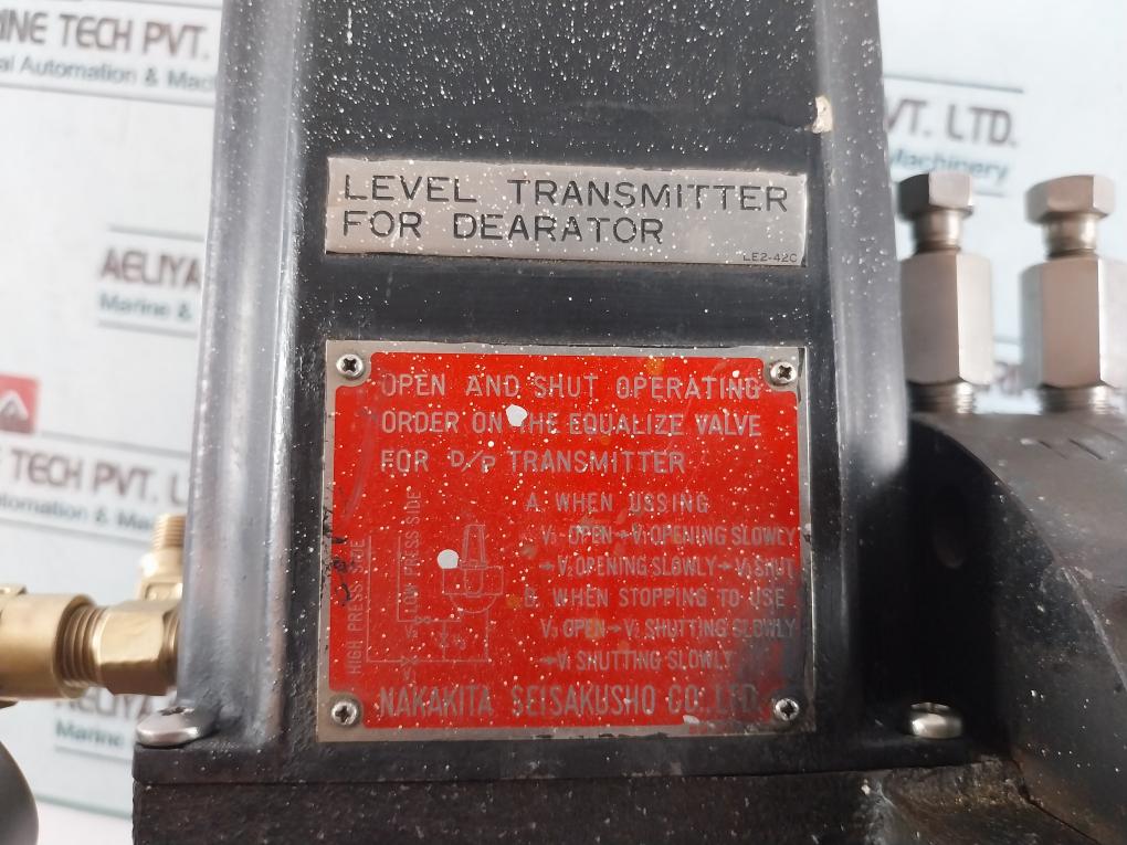 Nakakita Seisakusho Ns778Cnb Level Transmitter For Dearator