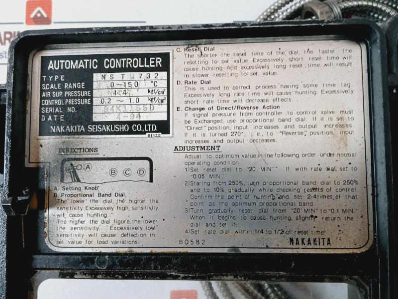 Nakakita Seisakusho Nstm732 | Temperature Transmitter B1122 165-mm