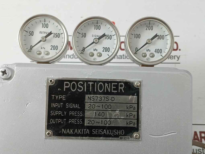 Nakakita Seisakusho Pneumatic Positioner Part No.Ns737S-d