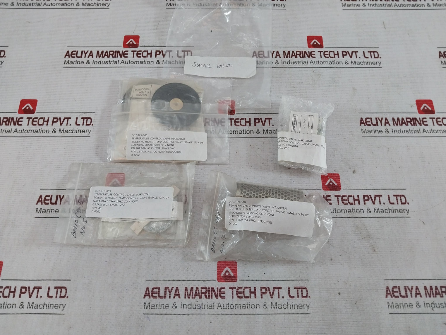 Nakakita Seisakusho Scs-24 Valve & Stem, Screen, Diaphragm, Gasket Packing Set