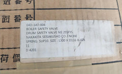 Nakakita Seisakusho Spring Drum Safety Valve Ns 255Fys L300 X D116 X D28 11