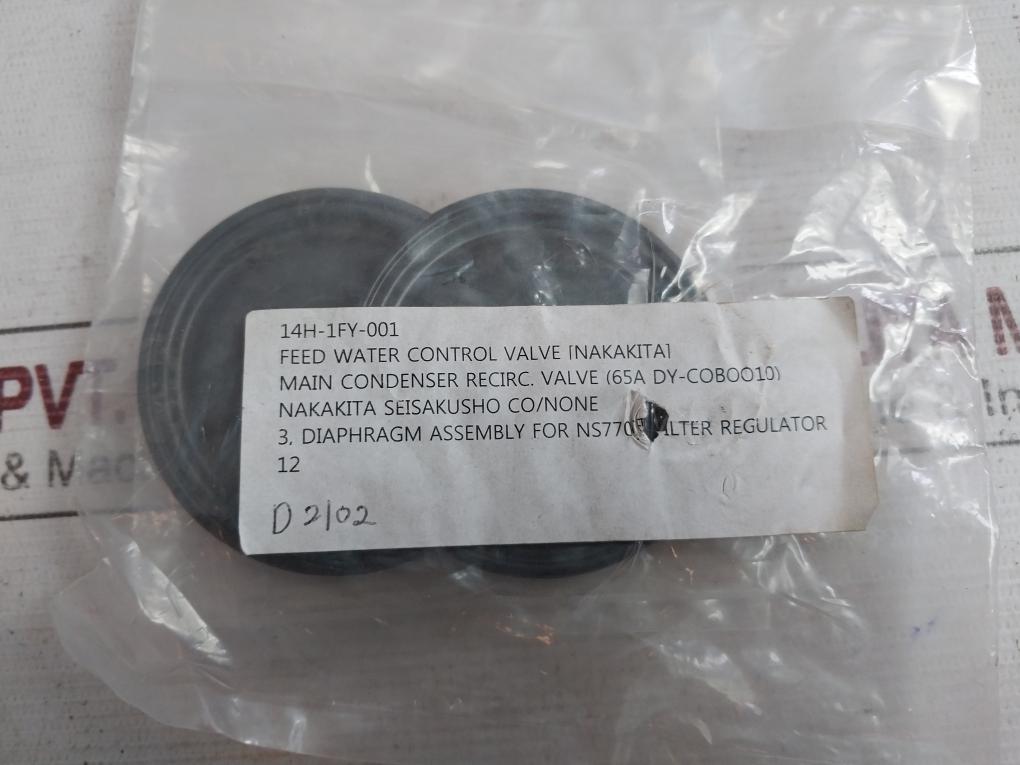 Nakakita Seisakusho T-43 Feed Water Control Valve Kit 0Vy-000-00A 150-600Lb