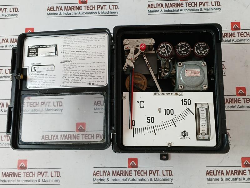 Nakakita Seisakusho Te2-36 Temperature Controller 0.2~1.0 Kgf/Cm2 0-150 C