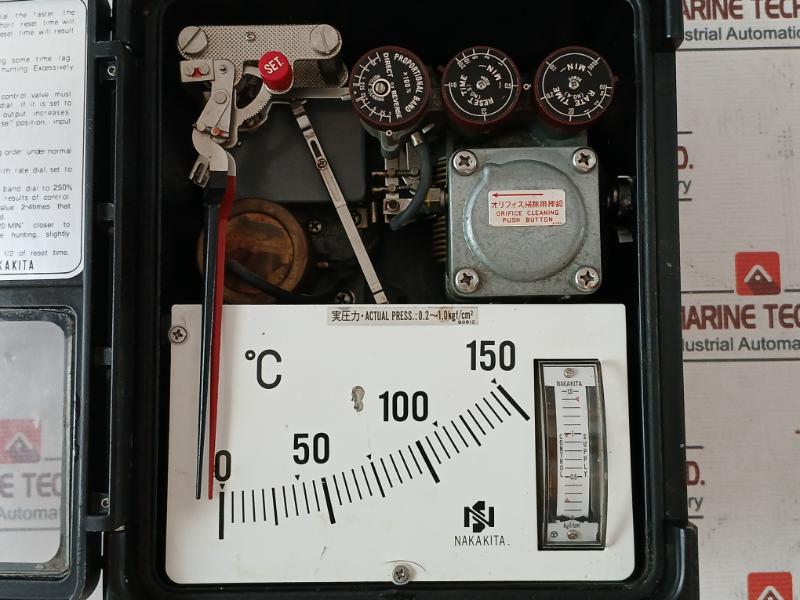 Nakakita Seisakusho Te2-36 Temperature Controller 0.2~1.0 Kgf/Cm2 0-150 C