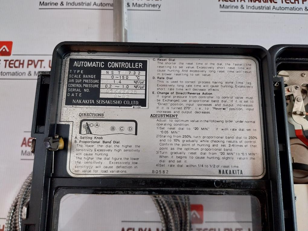 Nakakita Seisakusho Temperature Controller 1.4 Kgf/Cm2 Nstm732