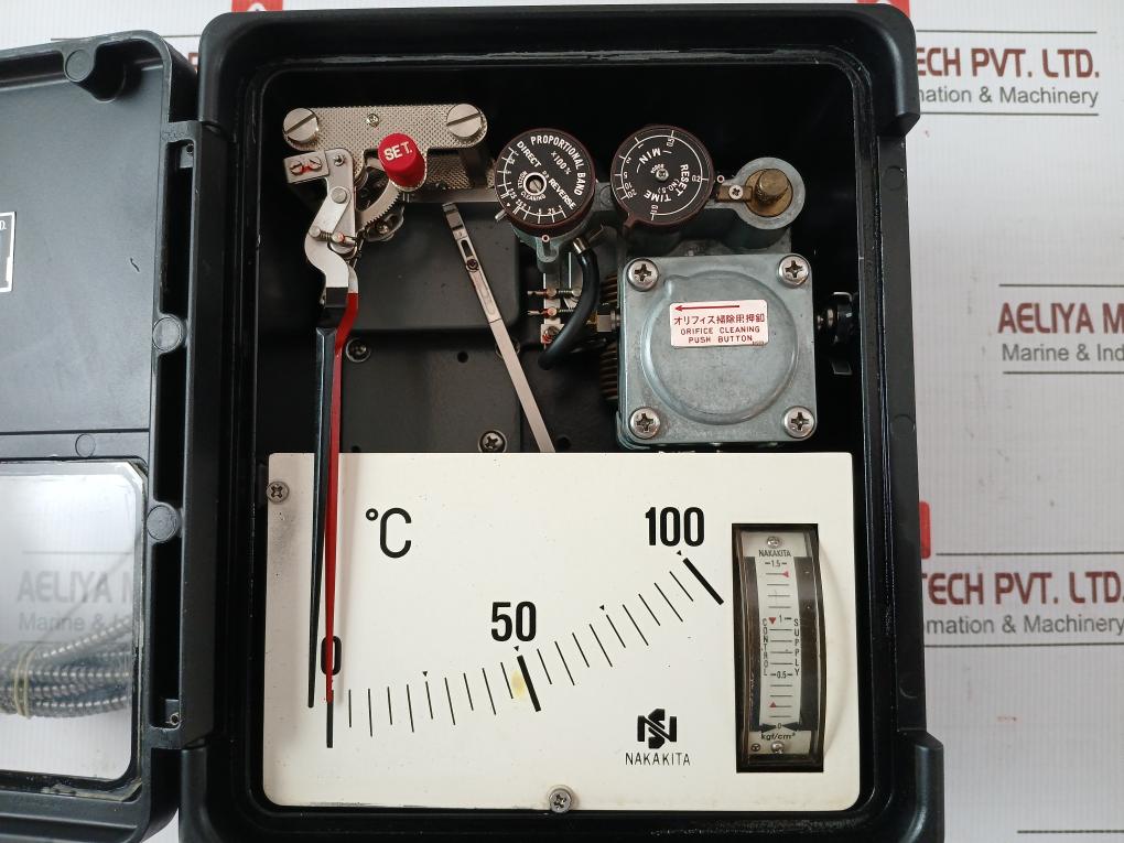 Tn732 Pneumatic Temperature Controller 0-1.5Kgf/Cm2 5.5 Mete Nakakita Seisakusho