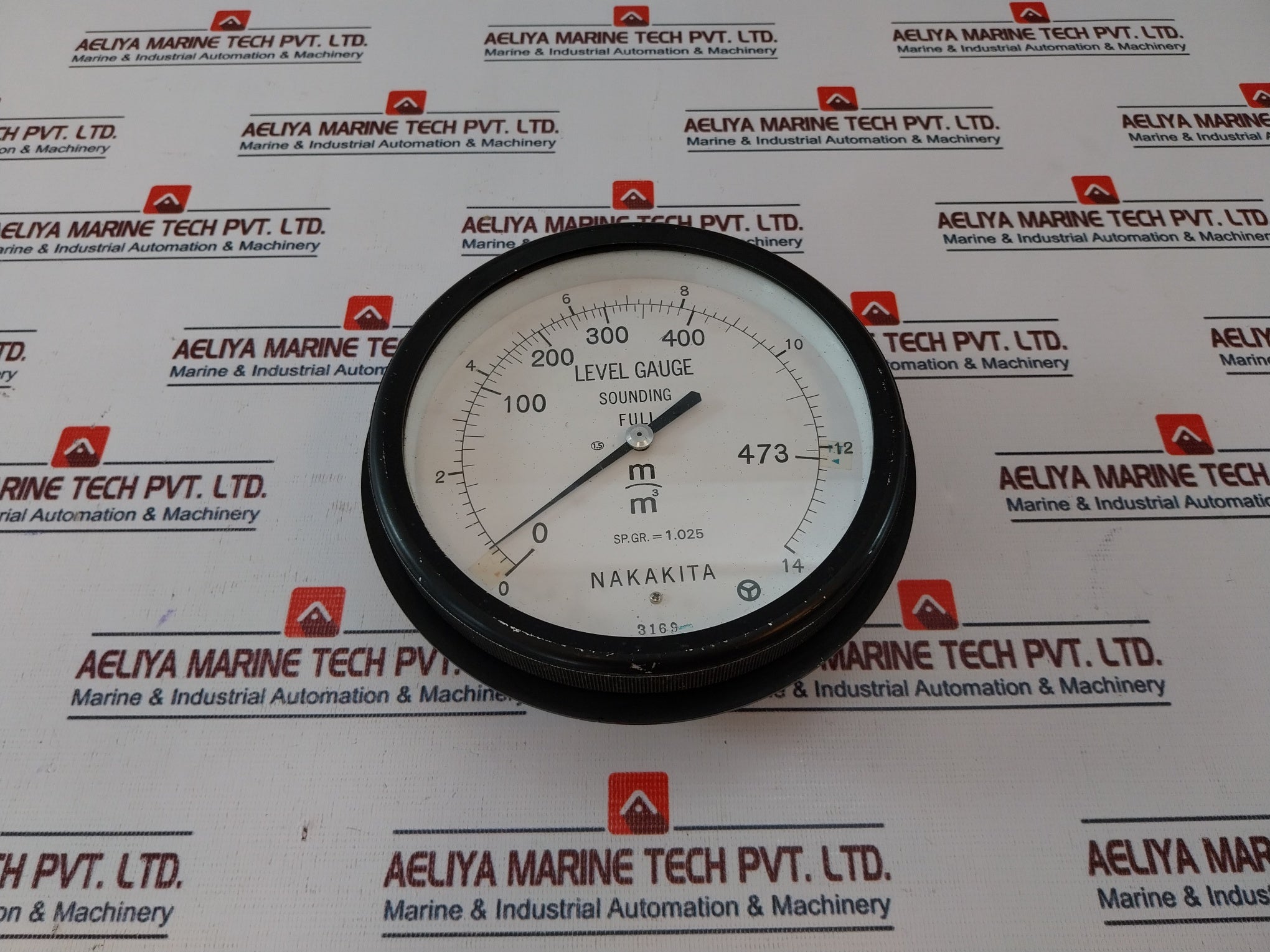 Nakakita Sp.Gr.=1.025 Level Gauge Sounding Full