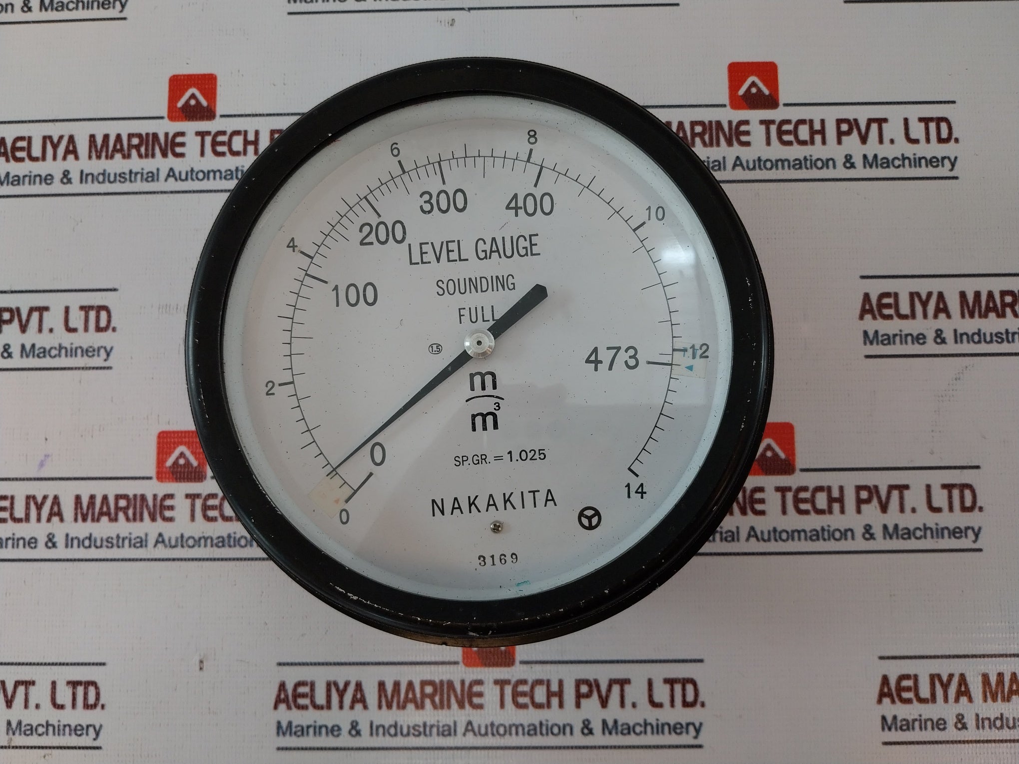 Nakakita Sp.Gr.=1.025 Level Gauge Sounding Full