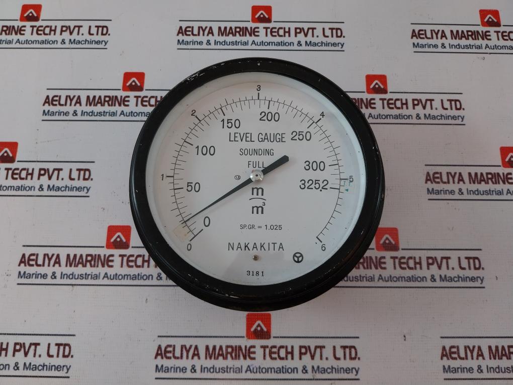 Nakakita Sp.Gr.=1.025 Level Gauge Sounding Full