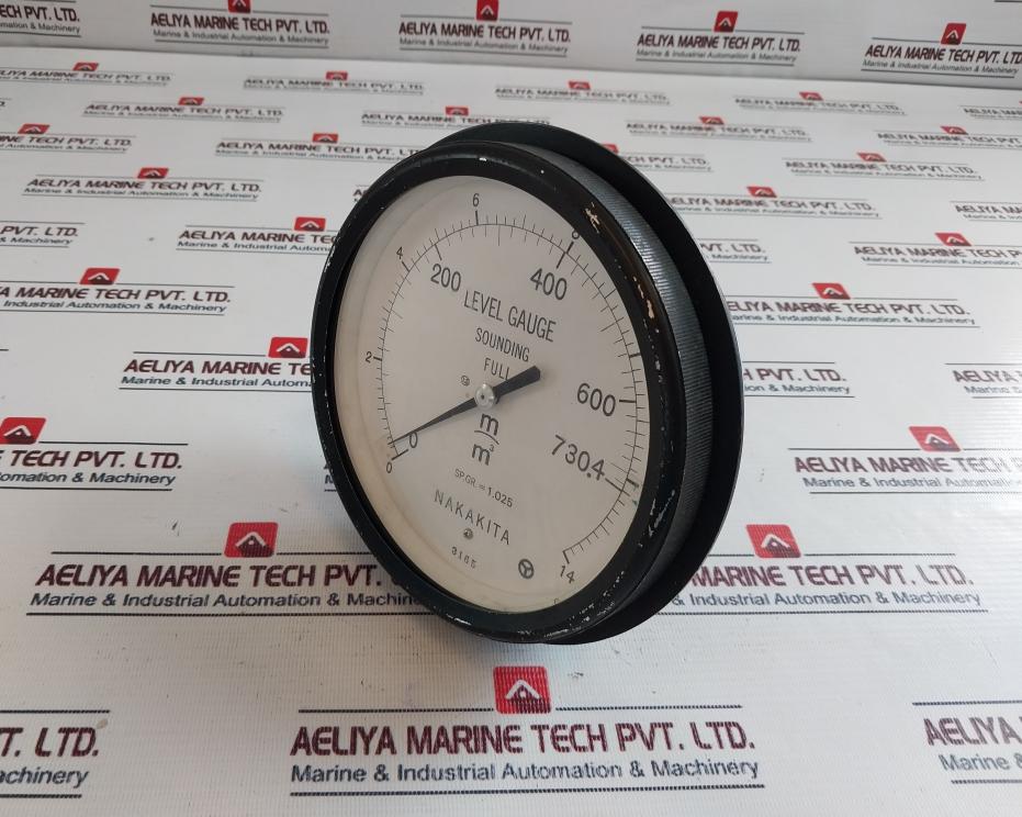 Nakakita Sp.Gr. = 1.025 Level Gauge 0-730.4 M