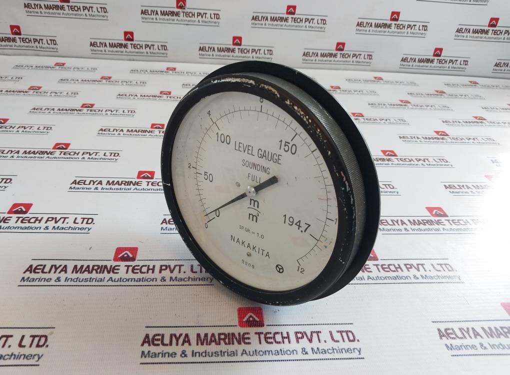 Nakakita Sp.Gr. = 1.0 Level Gauge Sounding Full 0-12 M3