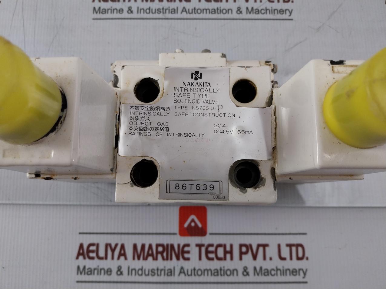 Nakakita Ns705-d-p Intrinsically Safe Type Solenoid Valve 2G4 Dc4.5V 55Ma